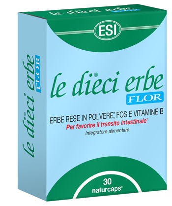 ESI LE DIECI ERBE FLOR 30 CAPSULE - Farma Nice