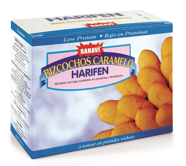 HARIFEN BISCOTTI CARAMELLO 125 G - Farma Nice
