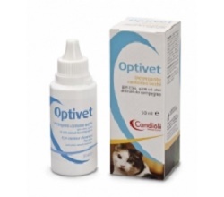 OPTIVET DETERGENTE PER OCCHI PER CANI E GATTI FLACONE 50 ML - Farma Nice