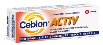 CEBION ACTIV 12 COMPRESSE EFFERVESCENTI - Farma Nice
