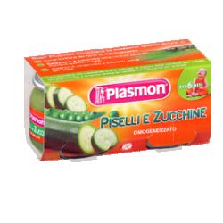 PLASMON OMOGENEIZZATO PISELLI ZUCCHINE 80 G X 2 PEZZI - Farma Nice