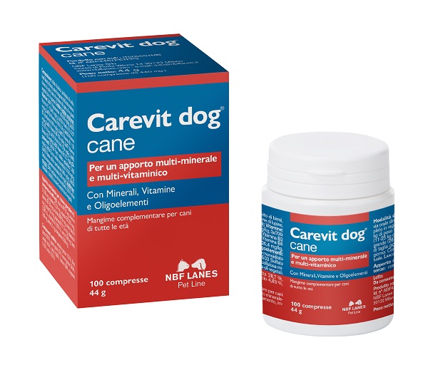 CAREVIT DOG FLACONE 100 COMPRESSE APPETIBILI - Farma Nice