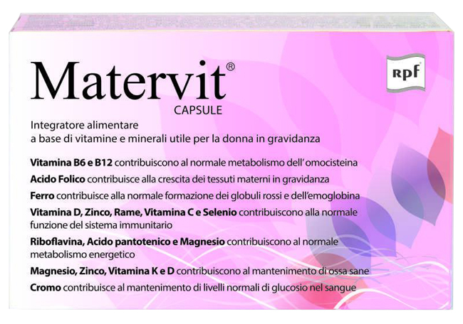 MATERVIT 30 CAPSULE - Farma Nice