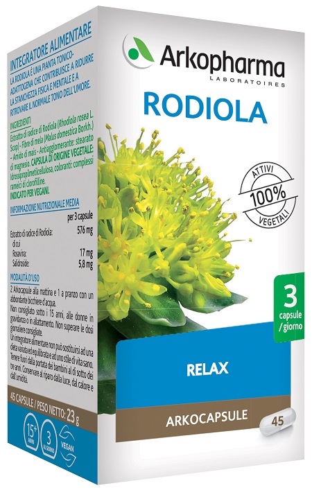 ARKO CAPSULE RODIOLA 45 CAPSULE - Farma Nice