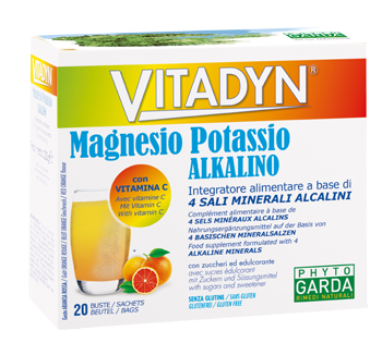 VITADYN MAGNESIO POTASSIO ALKALINO 20 BUSTINE - Farma Nice