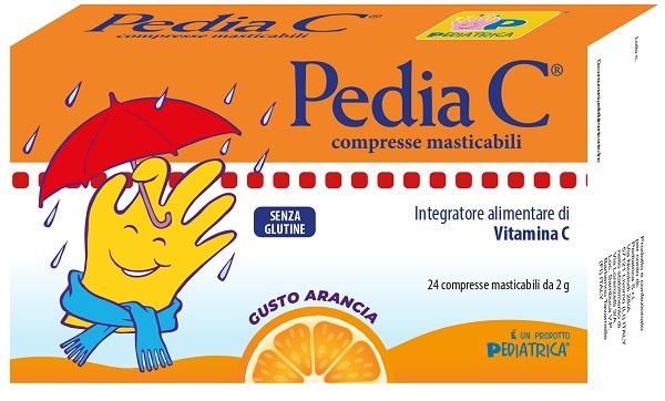 PEDIA C ARANCIA 24 COMPRESSE MASTICABILI - Farma Nice