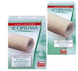 ICOPIUMA BENDA GARZA ELASTICA AUTOFISSANTE CM6X4MT 1 PEZZO - Farma Nice