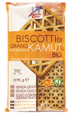 FSC BISCOTTI DI KAMUT SENZA LIEVITO BIO VEGAN 375 G - Farma Nice