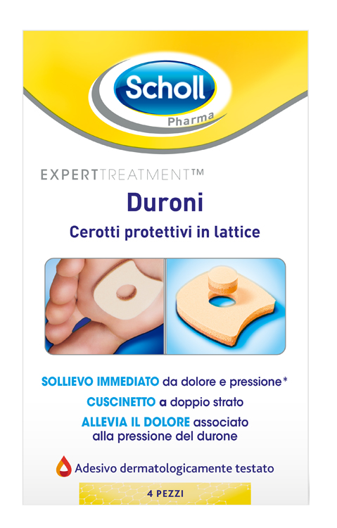 CEROTTO PROTETTIVO PER DURONI SCHOLL IN LATTICE 4 PEZZI - Farma Nice