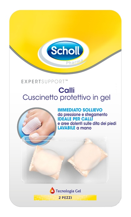 CUSCINETTI PROTETTIVI PER PIEDI CALLI SCHOLL GELACTIV 2 PEZZI - Farma Nice