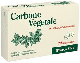 CARBONE VEGETALE 25 COMPRESSE - Farma Nice
