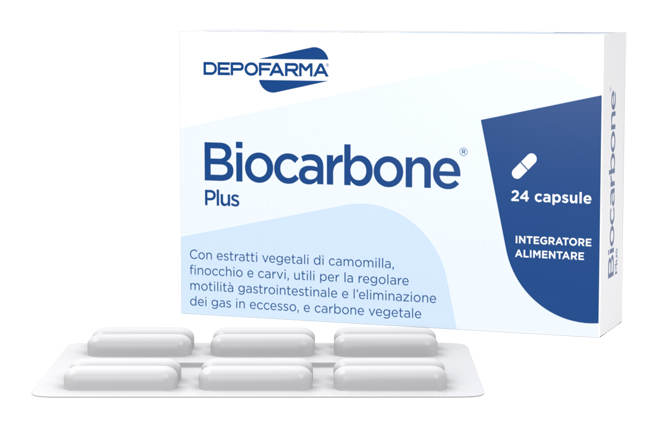 BIOCARBONE PLUS 24 CAPSULE - Farma Nice