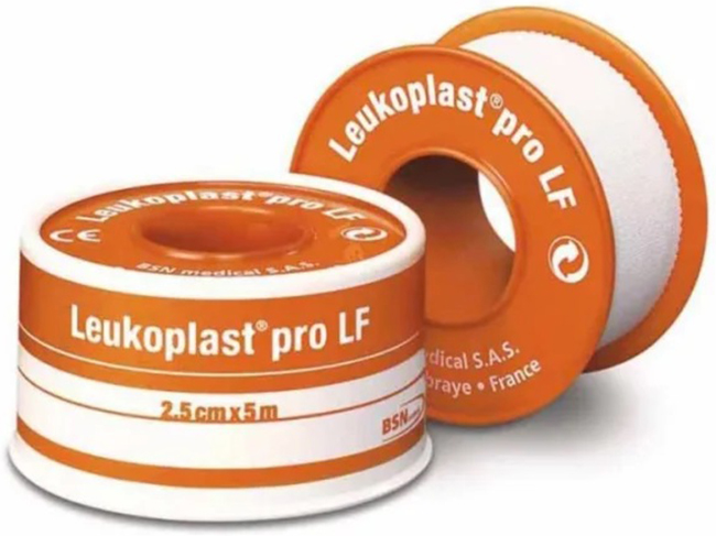 CEROTTO CHIRURGICO MEDICATO IN ROCCHETTO LEUKOPLAST PRO LF CON OSSIDO DI ZINCO 2,5X500 CM - Farma Nice