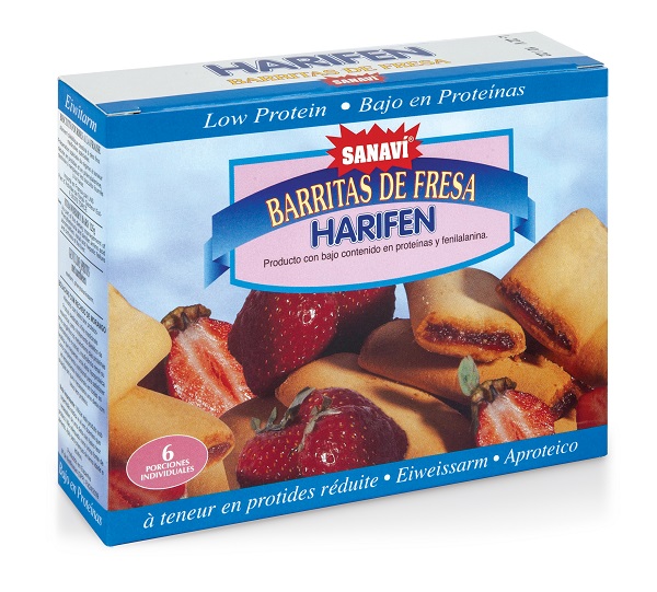 HARIFEN SNACK FRAGOLA 125 G - Farma Nice