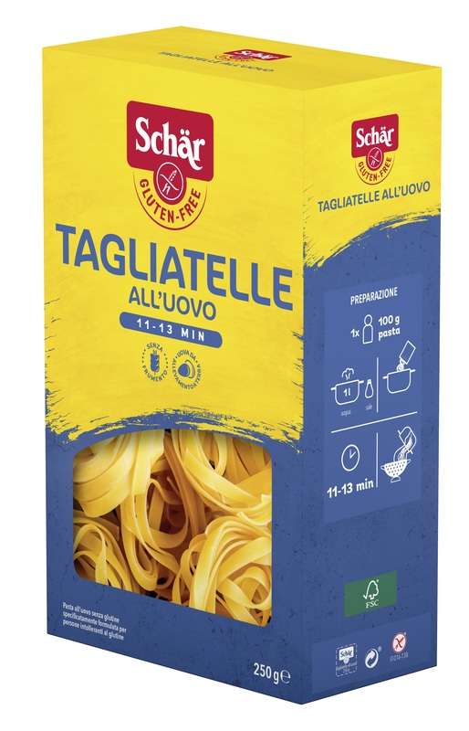 SCHAR TAGLIATELLE ALL'UOVO 250 G - Farma Nice