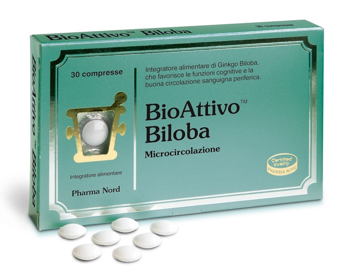 BIOATTIVO BILOBA 30 COMPRESSE - Farma Nice