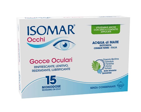 ISOMAR OCCHI GOCCE OCULARI ALL'ACIDO IALURONICO 0,20% 15 FLACONCINI - Farma Nice
