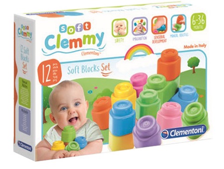 CLEMMY 12 SOFT BLOCKS SET - Farma Nice