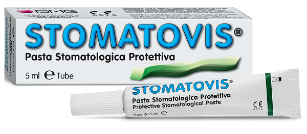PASTA STOMATOLOGICA PROTETTIVA STOMATOVIS STOMATITI AFTOSE 5 ML - Farma Nice