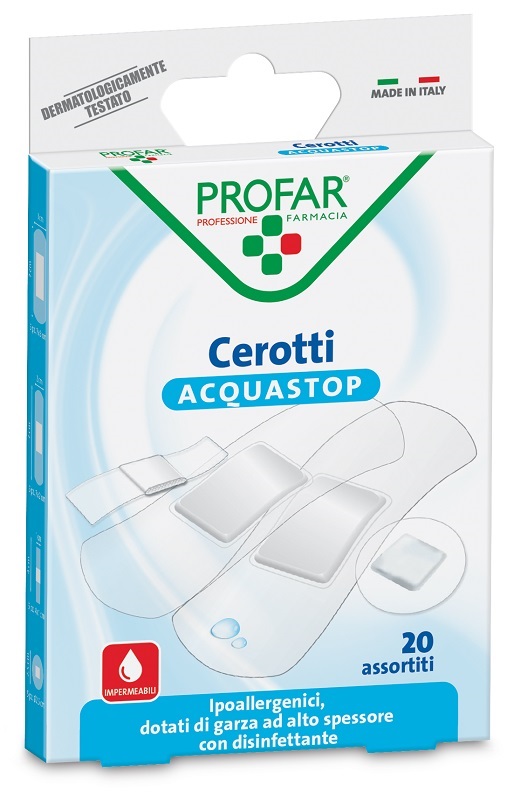 CEROTTO ACQUASTOP ASSORTITI PROFAR 20 PEZZI - Farma Nice