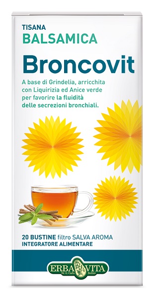 BRONCOVIT TISANA 20 BUSTINE 2G - Farma Nice
