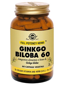 GINKGO BILOBA 60 60 CAPSULE VEGETALI - Farma Nice