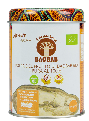 BAOBAB AESSERE POLPA BIO 150 G - Farma Nice