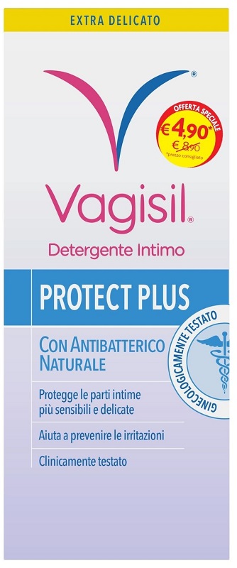 VAGISIL DETERGENTE INTIMO PROTECT PLUS 250 ML - Farma Nice