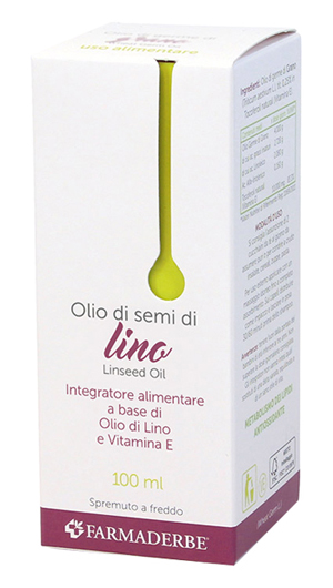 OLIO ALIMENTARE LINO SEMI 100 ML - Farma Nice