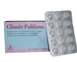 CLINNIX FOLIFERRO 30 COMPRESSE - Farma Nice