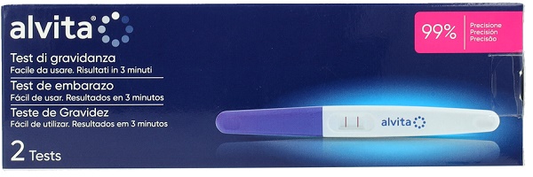 TEST DI GRAVIDANZA ALVITA 2 PEZZI - Farma Nice