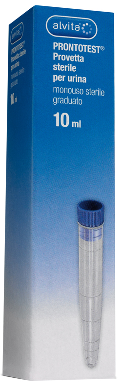 PROVETTA PER URINA ALVITA PRONTOTEST GRADUATA 10ML - Farma Nice
