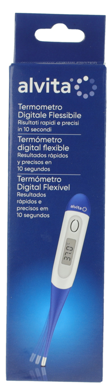 TERMOMETRO DIGITALE FLESSIBILE ALVITA - Farma Nice