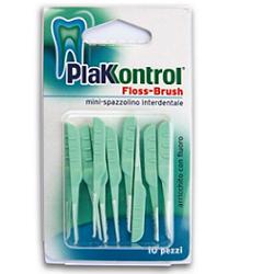 PLAKKONTROL FLOSSBRUSH BLISTER 10 PEZZI - Farma Nice