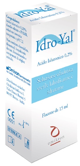IDRO-YAL SOLUZIONE OFTALMICA LUBRIFICANTE IDRATANTE ACITO IALURONICO 0,2% 15 ML - Farma Nice