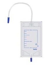 SACCA DI DRENAGGIO GAMBA PER INCONTINENZA TUBO 10 CM 10 PEZZI - Farma Nice