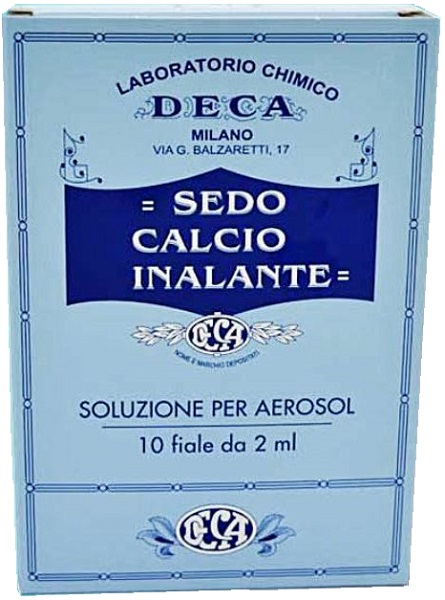 SEDO CALCIO INALANTE SOLUZIONE AEROSOL 10 FIALE 2 ML - Farma Nice