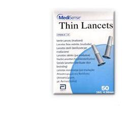 LANCETTE PUNGIDITO MEDISENSE THIN 28 GAUGE 50 PEZZI - Farma Nice