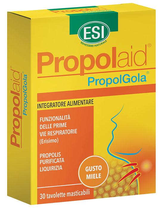 ESI PROPOLAID PROPOLGOLA MIELE 30 TAVOLETTE - Farma Nice