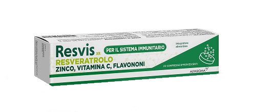 RESVIS XR ALFASIGMA 20 COMPRESSE EFFERVESCENTI DA 4 G - Farma Nice