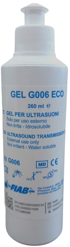 GEL PER APPARECCHI AD ULTRASUONI 260G - Farma Nice