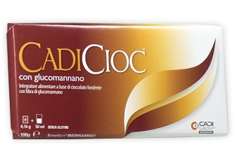 CADICIOC TAVOLETTA FONDENTE CON GLUCOMANNANO 100 G - Farma Nice
