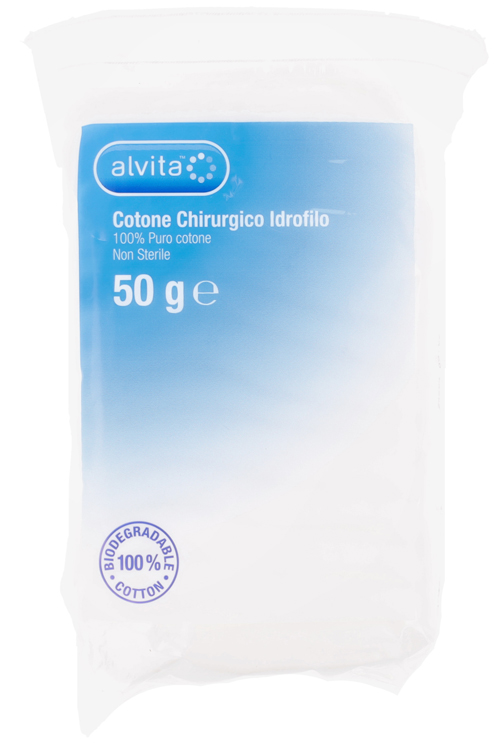 COTONE CHIRURGICO ALVITA ASSORBENTE 50 G - Farma Nice