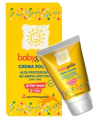 BABYGELLA CREMA SOLARE 0-12 MESI 50ML - Farma Nice