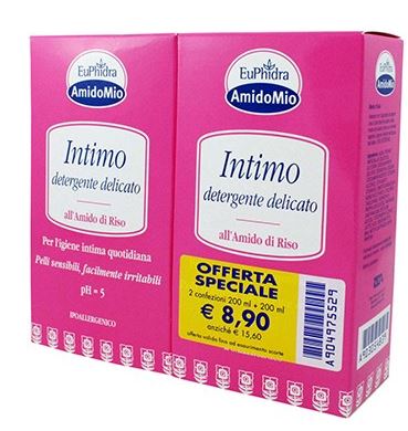 EUPHIDRA SCHIUMA INTIMA DETERGENTE 200 + 200 ML - Farma Nice