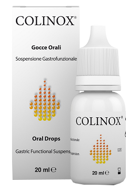 COLINOX SOSPENSIONE GASTROFUNZIONALE GOCCE OROSOLUBILI TRATTAMENTO METEORISMO AEROFAGIA COLICHE GASSOSE 20 ML - Farma Nice