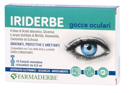 IRIDERBE GOCCE OCULARI MONODOSI 10 FLACONCINI DA 0,5ML - Farma Nice