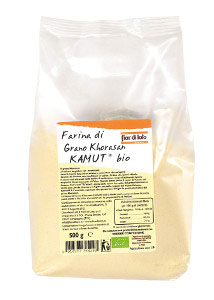 FARINA KAMUT BIANCA TIPO 0 BIO 500 G - Farma Nice