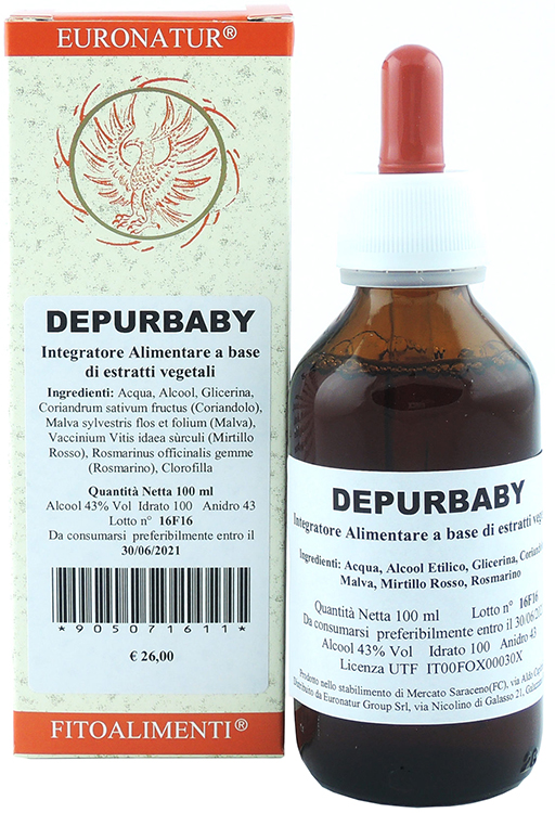 DEPURBABY GOCCE 100 ML - Farma Nice