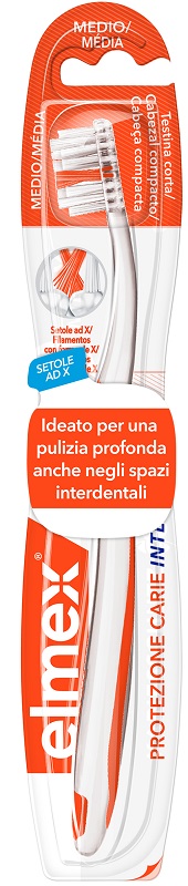 ELMEX INTERX SPAZZOLINO PROTEZIONE CARIE TESTINA CORTA - Farma Nice